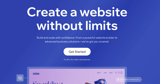 en iyi ücretsiz web sitesi oluşturucu: wix
