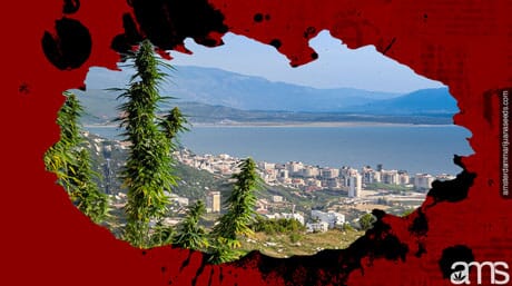 Las colinas de Tirana en Albania