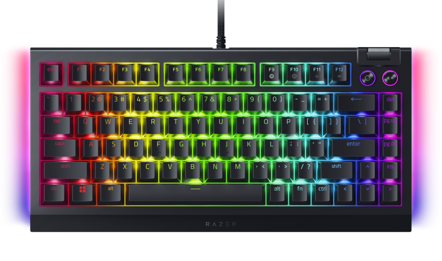 Razer BlackWidow V4 75% - Oyun için en iyi mekanik klavye