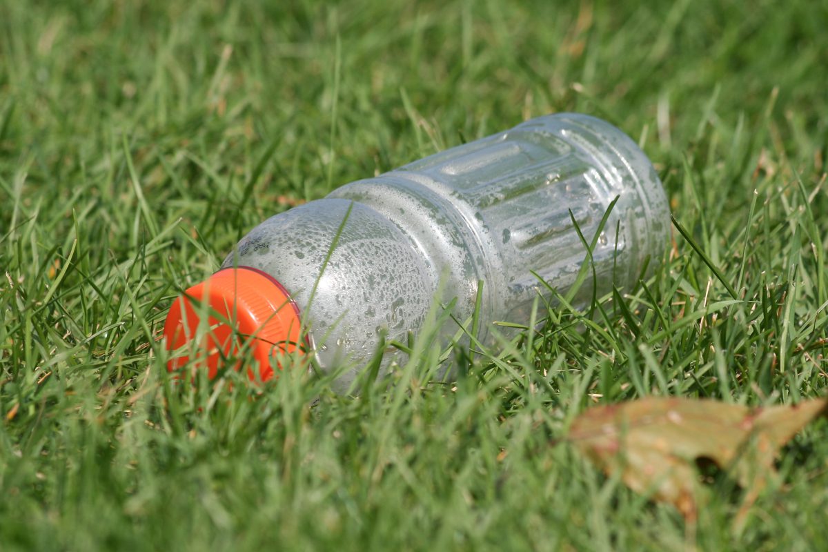 Abfall-Plastikflasche