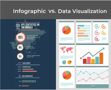 Difference between infographic and data visualization