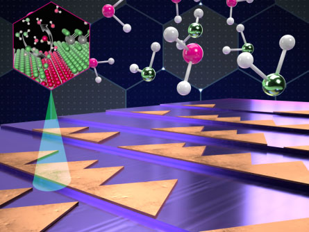 los pasos a escala atómica en sustratos de zafiro permiten la alineación cristalina de materiales 2D durante la fabricación de semiconductores