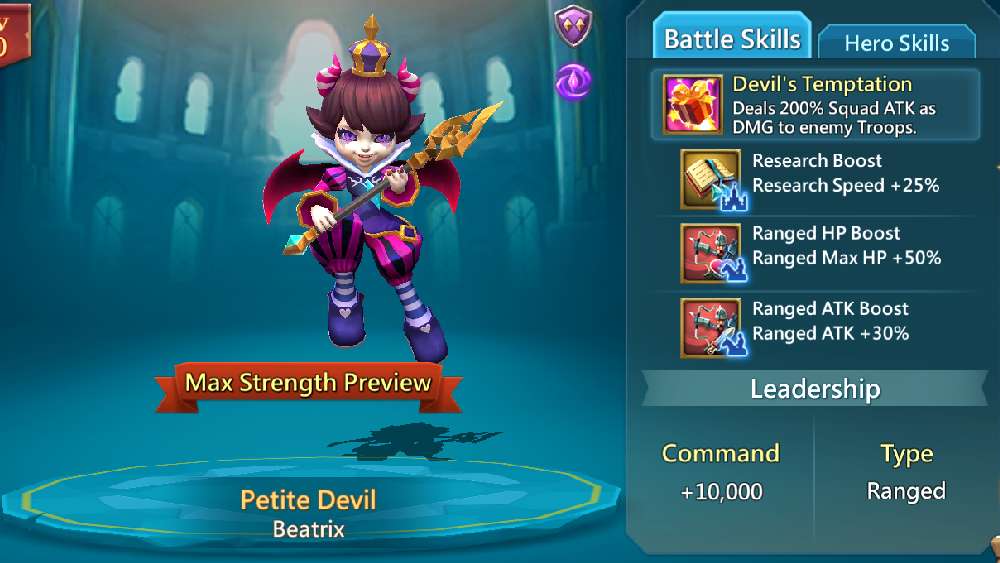 Petite Devil Battle Skills