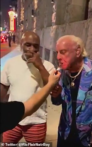 Mike Tyson and Ric Flair