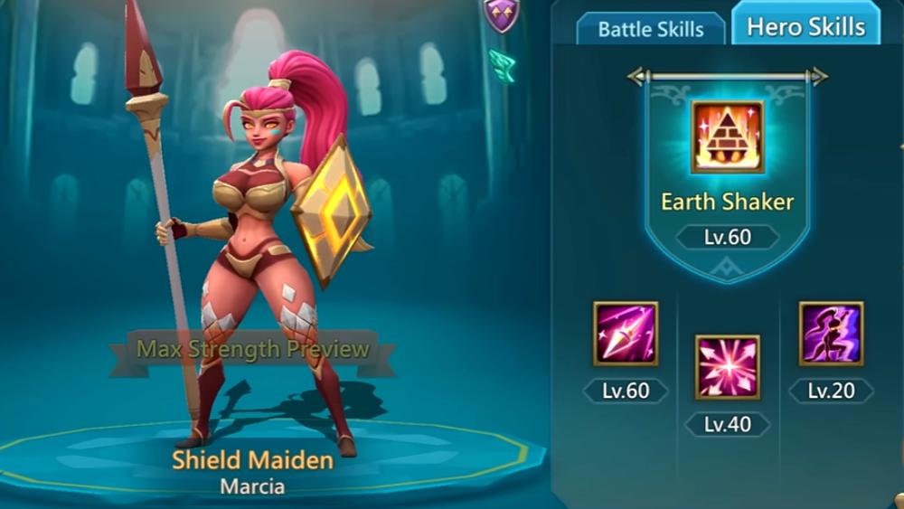 Shield Maiden Hero Skills