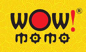 An Image of 'Wow Momos' logo. 
