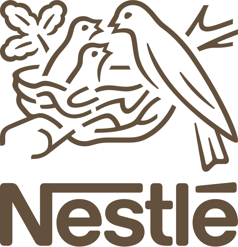 Une image du logo de Nestlé