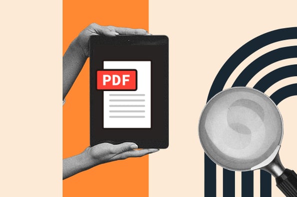 especialista en marketing investigando los mejores lectores de PDF gratuitos