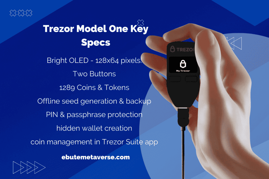 Đánh giá Trezor Model One Thông số kỹ thuật chính 1