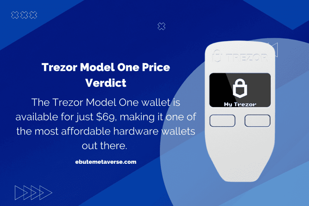 Trezor モデル 1 ハードウェア ウォレットの価格 XNUMX
