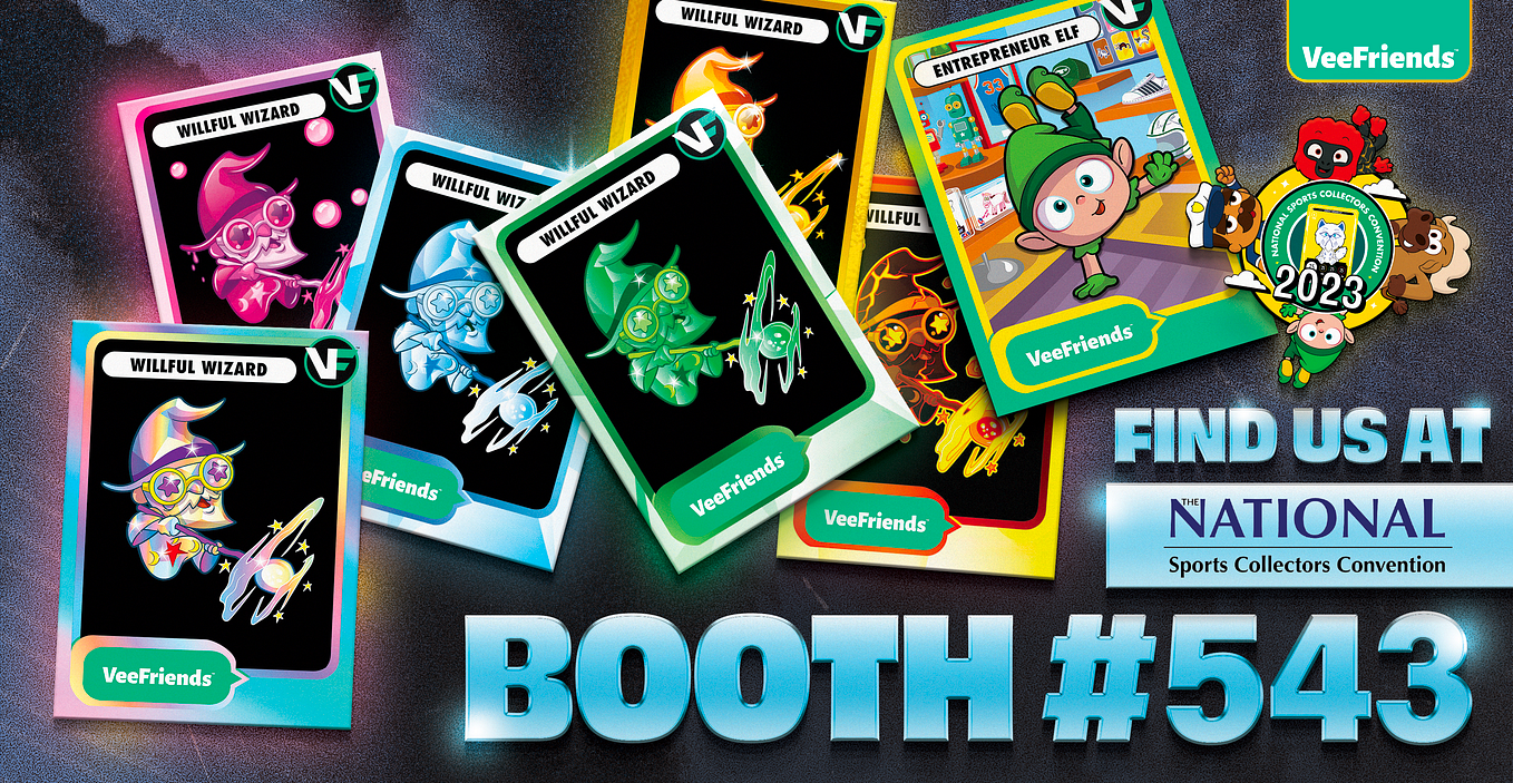 VeeFriends Debuts at the National Sports Collectors Convention @ Booth #543!