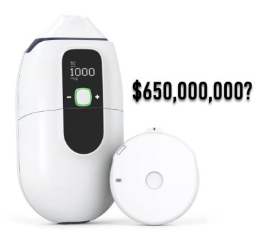 65000000 for an inhaler company