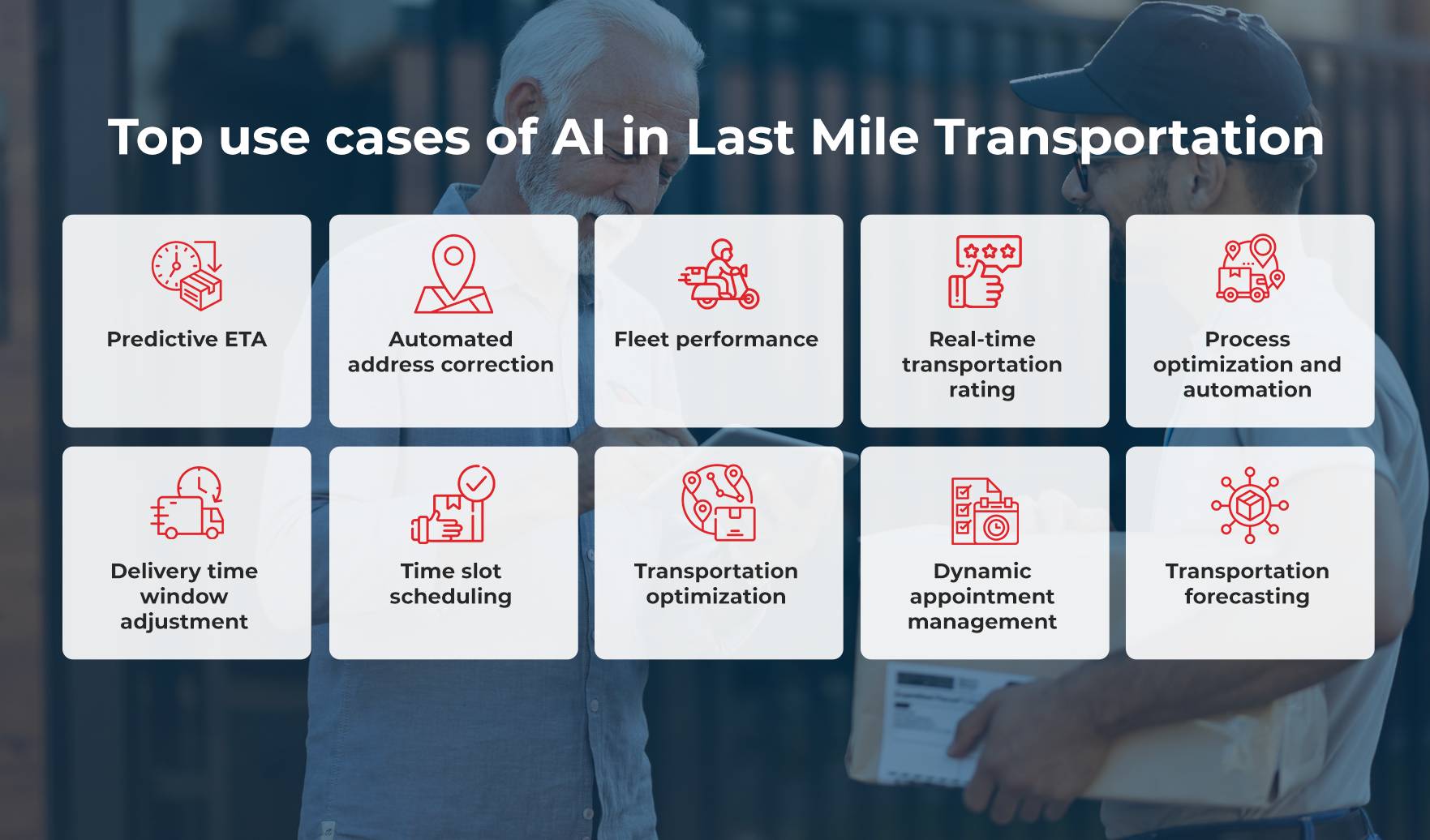 Principales casos de uso de IA en el transporte de última milla