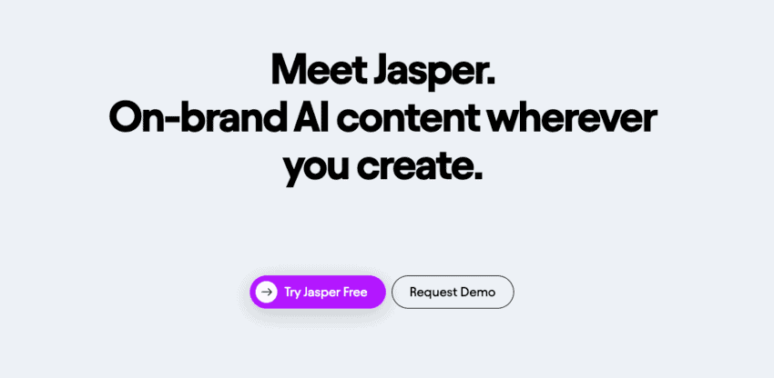 Jasper AI-inhoudschrijver