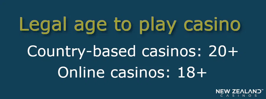 Edad legal para jugar al casino