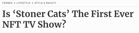 “'Taşlı Kediler' İlk NFT TV Şovu mu?”