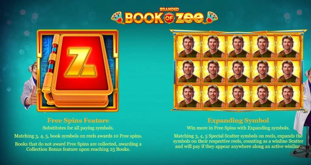Book of Zee features