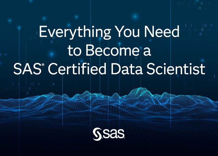 SAS 공인 데이터 과학자가 되기 위해 필요한 모든 것