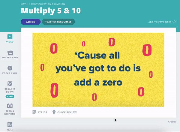 Multiplication 5 and 10 multiplication video and activities