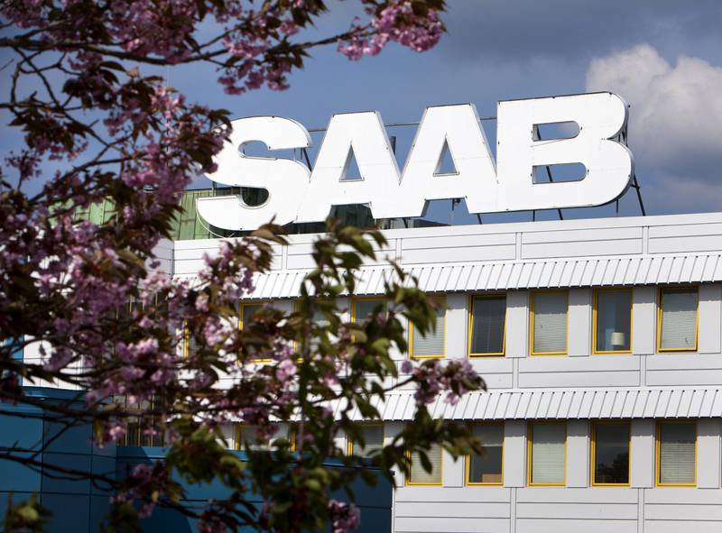 Eine Saab-Automobilproduktionsanlage im Südwesten Schwedens ist am 12. Mai 2011 zu sehen.