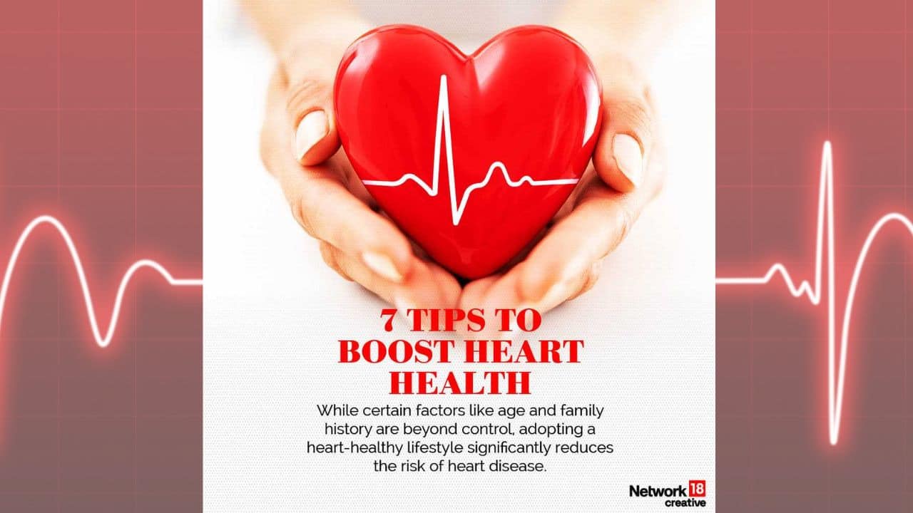 Embora certos fatores como idade e histórico familiar estejam fora de controle, a adoção de um estilo de vida saudável para o coração reduz significativamente o risco de doenças cardíacas. (Imagem: criativo News18)
