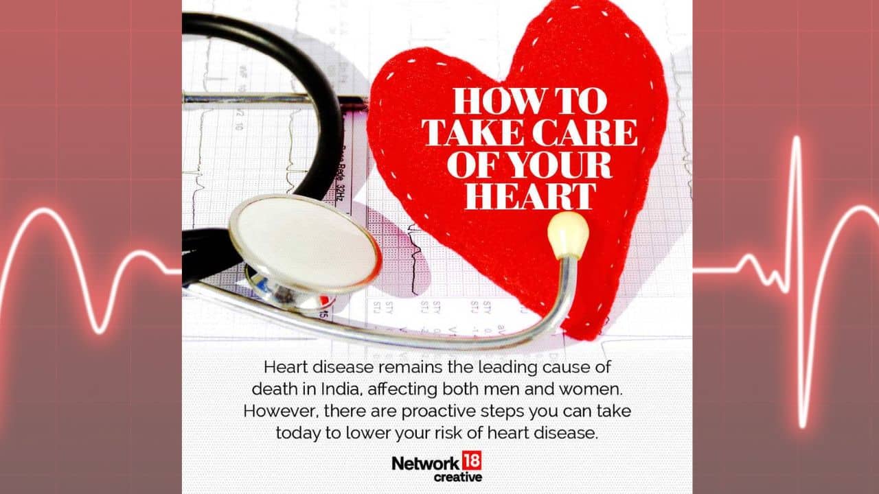 لا تزال أمراض القلب السبب الرئيسي للوفاة في الهند، وتؤثر على الرجال والنساء على حد سواء. ومع ذلك، هناك خطوات استباقية يمكنك اتخاذها اليوم لتقليل خطر الإصابة بأمراض القلب. (الصورة: news18 كريتيف)