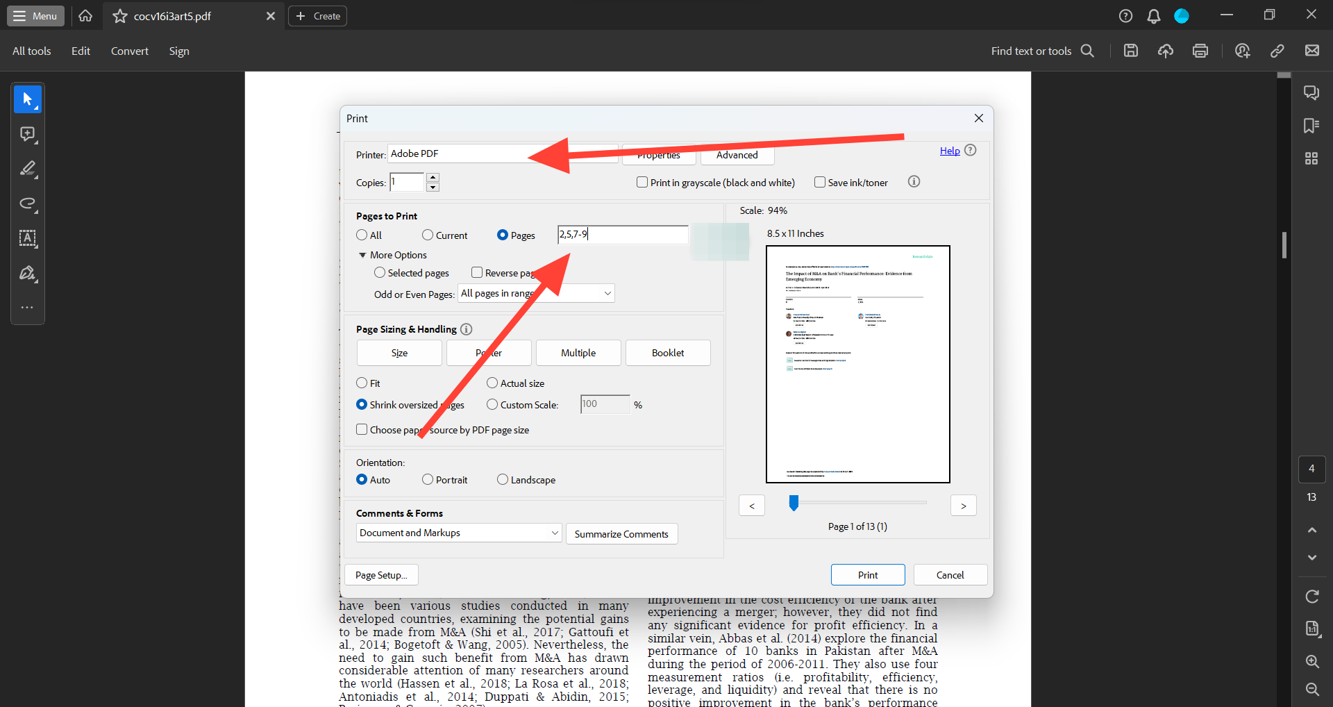 Adobe Reader를 사용하여 PDF에서 페이지를 추출하는 방법