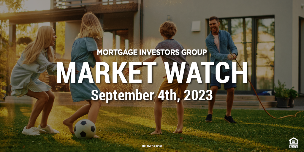 MIG Market Watch, 4 september 2023