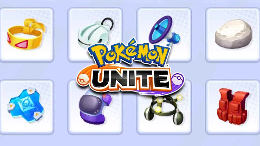 العناصر المحتجزة في Pokemon Unite