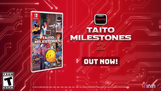 Lanceringstrailer van Taito Milestones 2