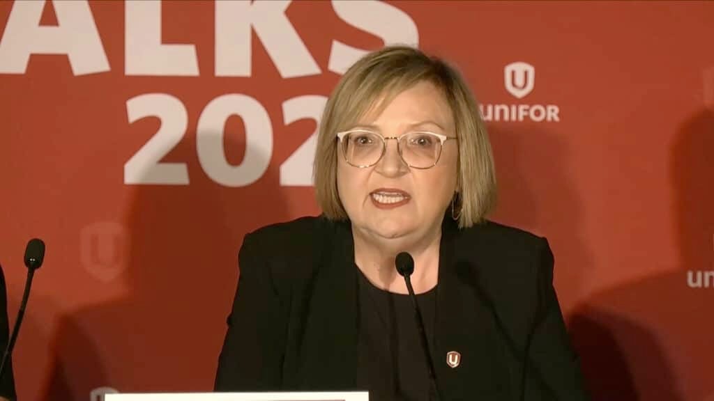 Unifor's Payne takes questions 2023