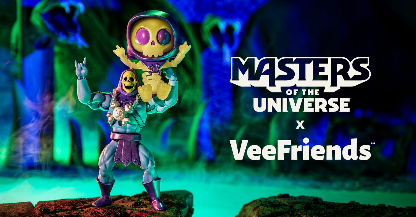 Quand les univers entrent en collision : VeeFriends™ et les Maîtres de l'Univers de Mattel unissent leurs forces pour s'unir...