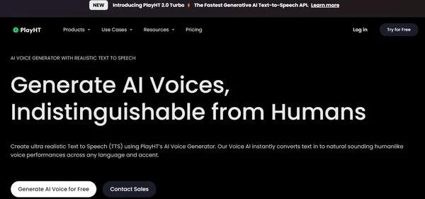 PlayHT | best voice cloning software