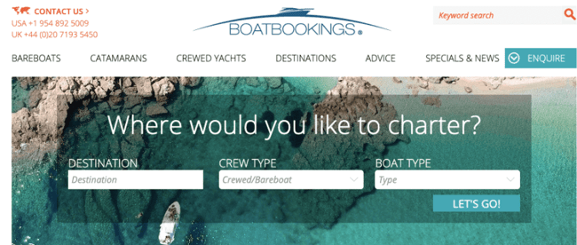 meilleurs programmes de marketing d'affiliation : réservations de bateaux