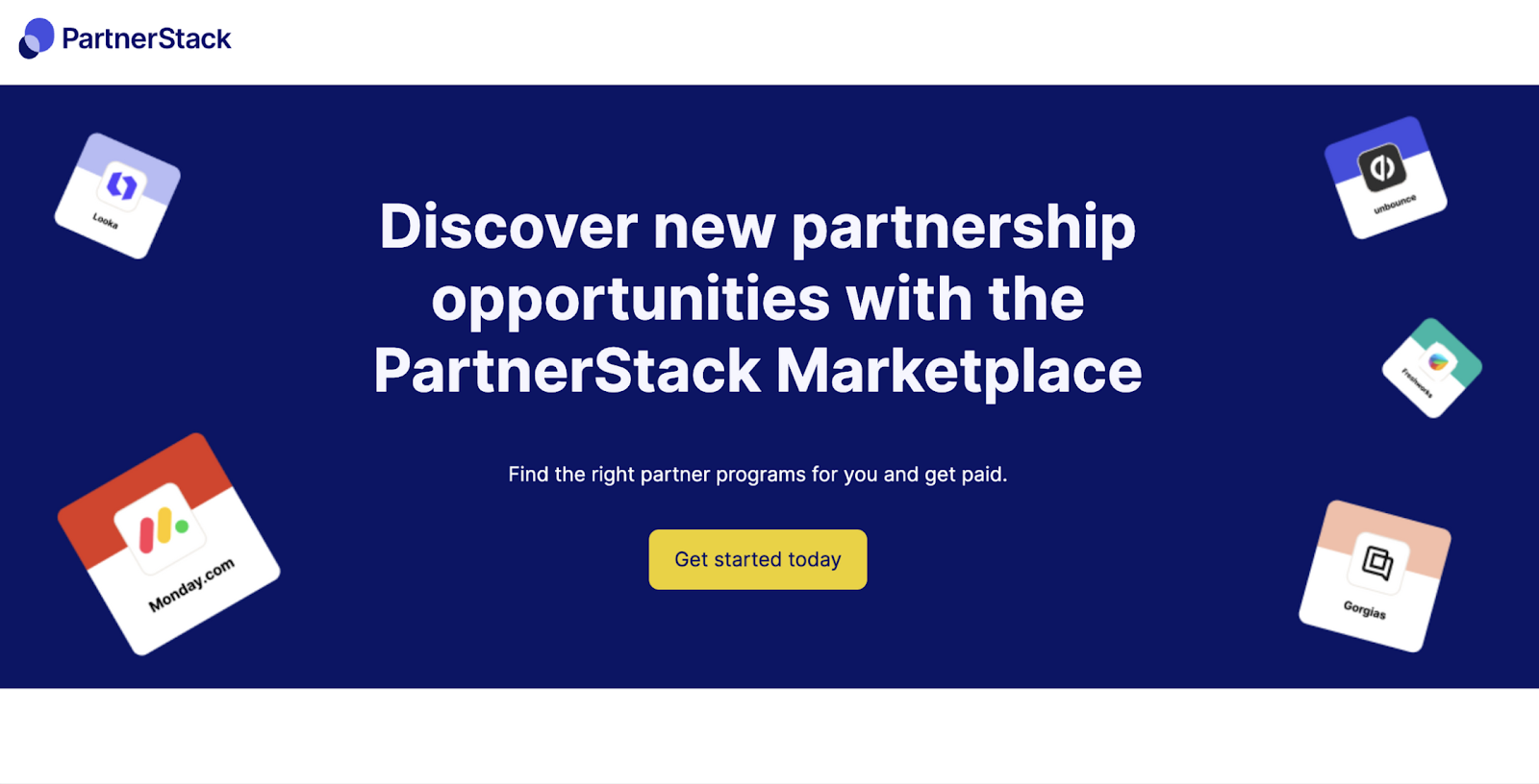 أفضل البرامج التابعة: Partnerstack