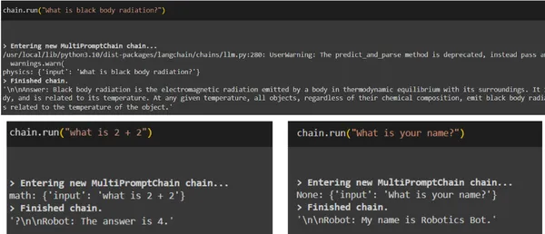 Output | Chains in Langchain