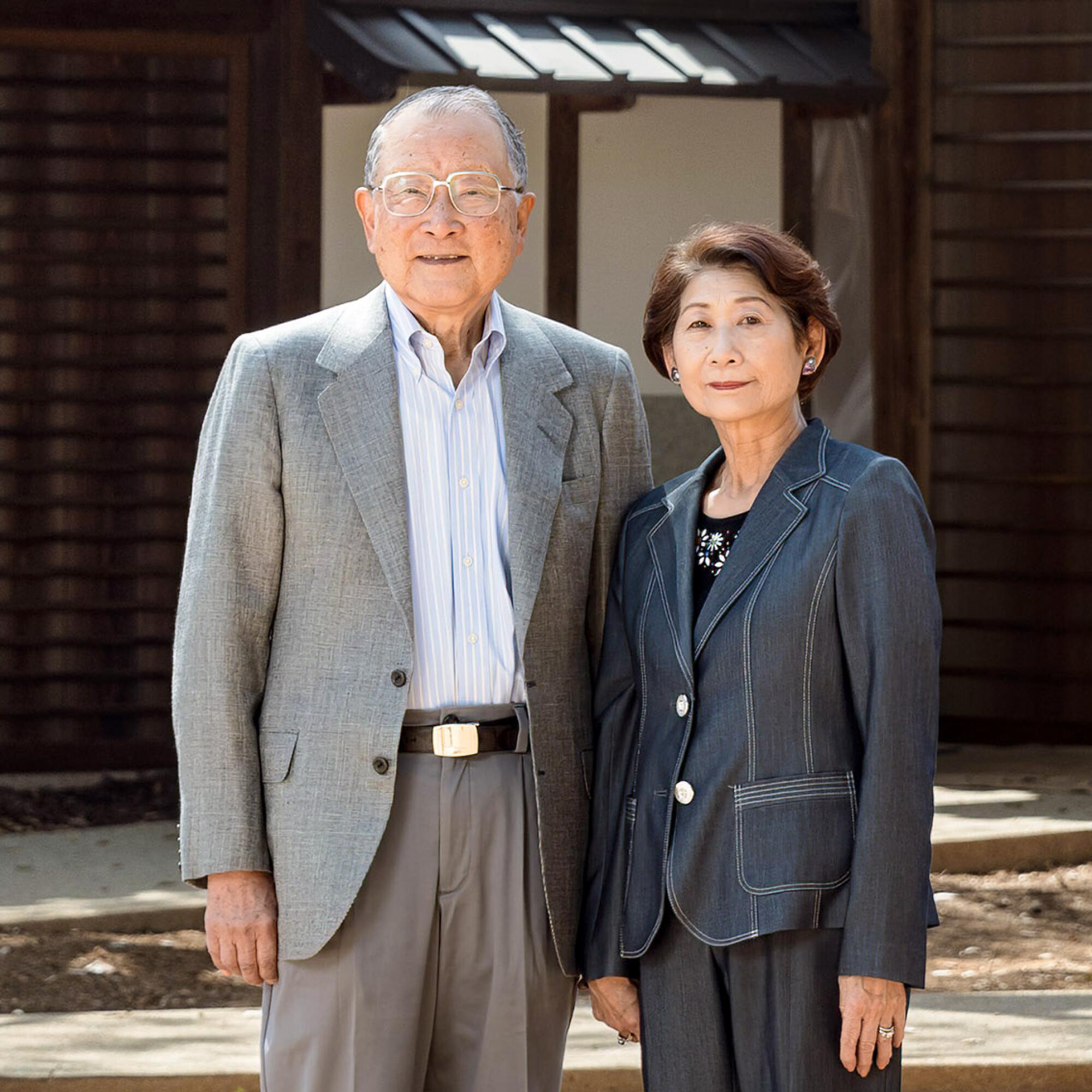 Akira en Yohko Yokoi in het shōya-huis