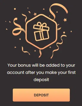 Bonus is activated after deposit