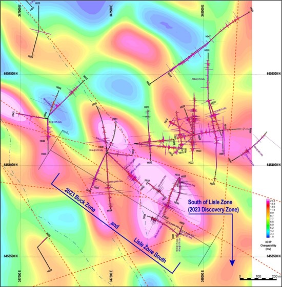 Cannot view this image? Visit: https://zephyrnet.com/wp-content/uploads/2023/10/doubleview-announces-south-lisle-zone-drill-holes-extend-the-main-lisle-deposit-for-120-meters-1.jpg