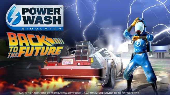 PowerWash Simulator Back to the Future Special Pack DLC