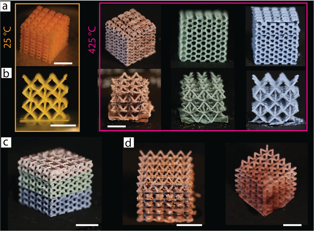 Vidrios coloidales fotónicos de formas complejas fabricados mediante impresión DLP