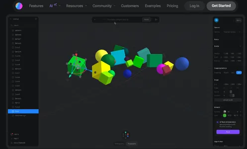 スプラインダッシュボード | AI 3D オブジェクト ジェネレーター