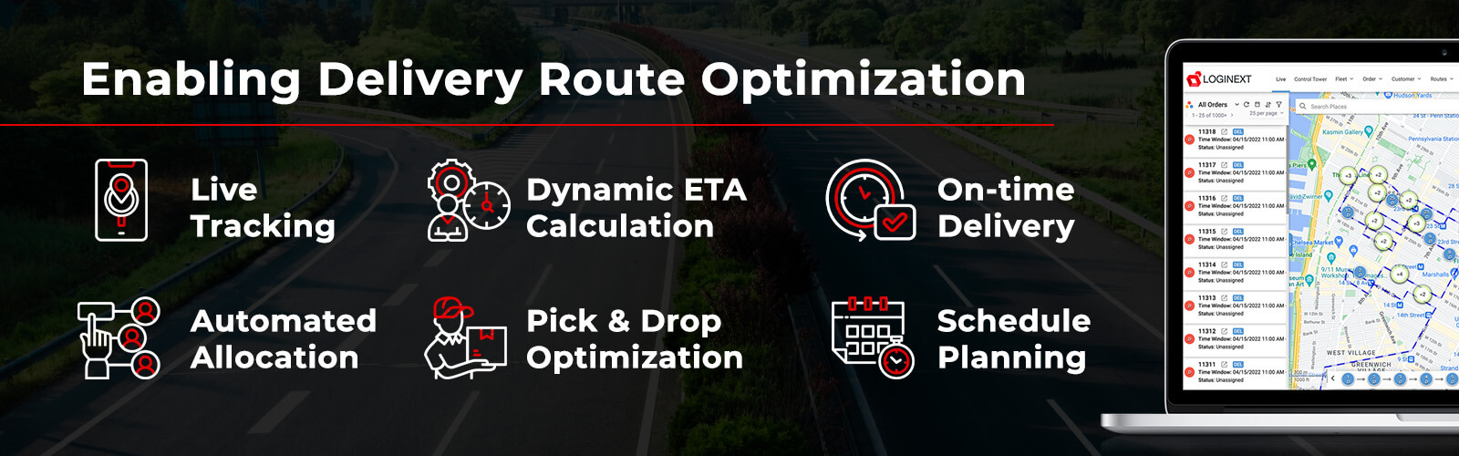 How does LogiNext Enable Delivery Route Optimization