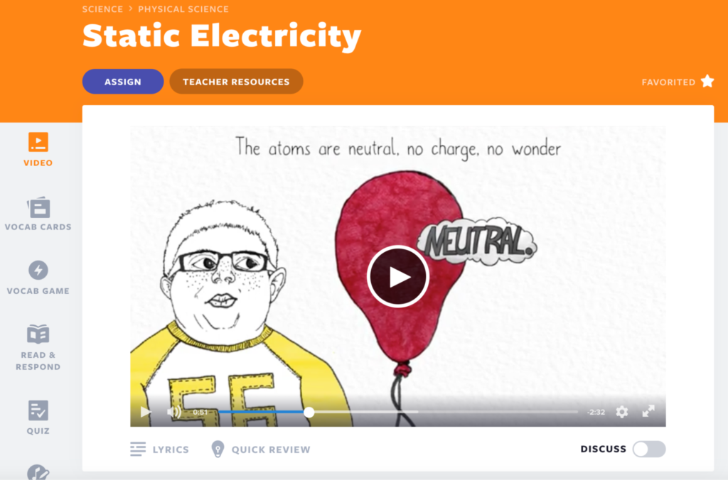 Videoles over statische elektriciteit