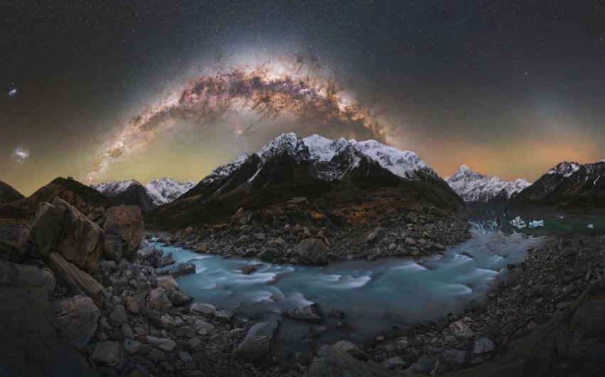 Dan Zafra AorakiMt Cook Milky Way New Zealand