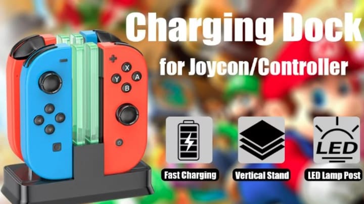 Joy-Con Charging Dock Accessories for Nintendo Switch