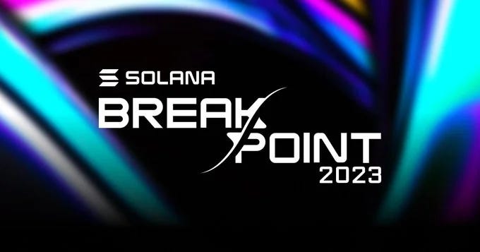 Nadenken over Breakpoint 2023 en de staat Solana