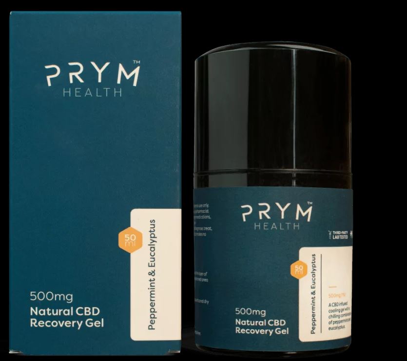 Prym Health’s CBD Cooling Gel is for targeted pain relief over larger areas of the body, such as the knee or shoulder