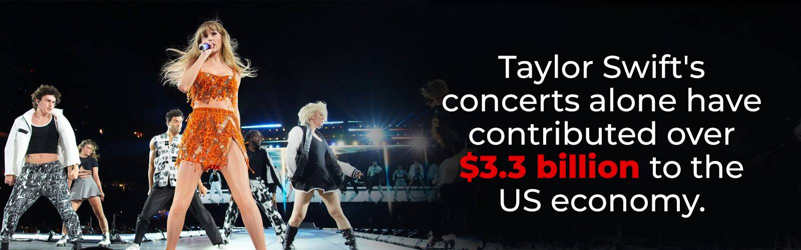 Taylor Swifts konserter bidrar till den amerikanska ekonomin