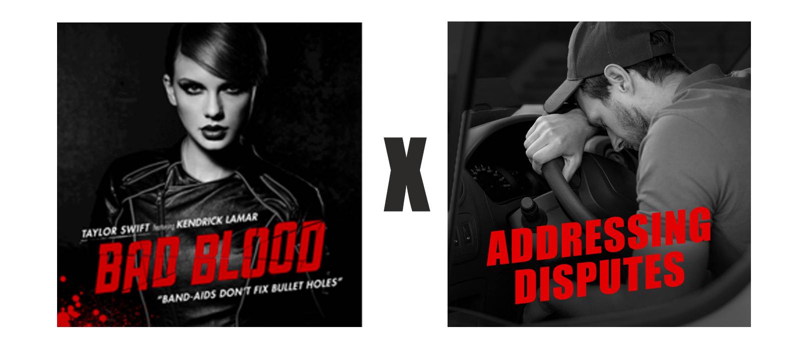 Taylor Swift Bad Blood x Abordar disputas